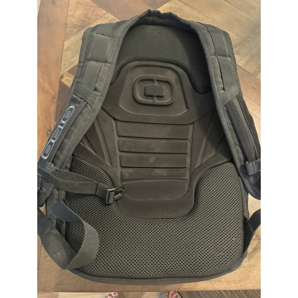 OGIO Stratagem Laptop Backpack Black PepsiCo R&D Embroidered Tech Bag